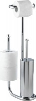 WENKO Universal Freestanding Toilet Brush and Toilet Paper Holder Combo Photo