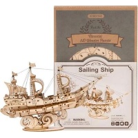 Robotime Classical 3D Wooden Puzzle - Sailing Ship Photo