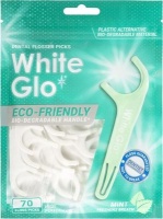 White Glo Eco-Friendly Bio Degradeable Handle Floss Picks Photo