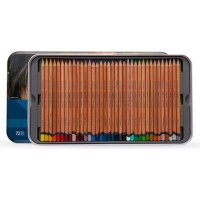 JAS English Derwent - Lightfast - Colour Pencil - Tin Set of 36 - Plus Extra Empty Tray Photo