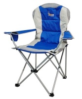 Afritrail Roan Deluxe Padded Folding Armchair - Blue Photo