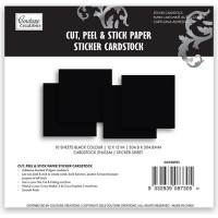 Couture Creations Cut Peel and Stick Paper Sticker Cardstock - White Photo