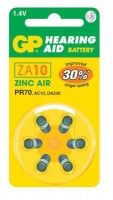 GP ZA10 Zinc Hearing Aid Battery Photo