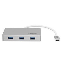 UNITEK Y-3190 3-Port USB 3.0 Hub with Gigabit Ethernet and USB Type-C Adaptor Photo