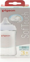 Pigeon Wide Neck 3 SofTouch Peristaltic Plus Glass Nurser Photo