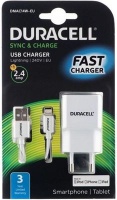 Duracell Wall Charger with 8 Pin Cable Photo