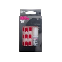 Sophy Robson Nail-Its Press-on False Nails SRN004 - Red Half Moon - Parallel Import Photo