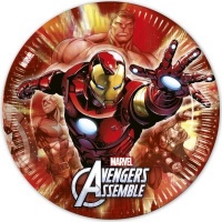 Procos Avengers Assemble Multi Heroes 8 Paper Plates Photo