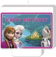 Procos Disney Frozen Ice Skating - Happy Birthday Decor Candle Photo