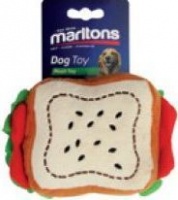 Marltons Sandwich 4.5 Plush Dog Toy Photo
