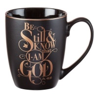 Christian Art Gifts Inc Shimmer Collection Be Still Psalm 46:10 Coffee Mug Photo
