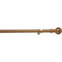 Decor Depot 16-19 mm Expanding Steel Curtain Rod with Finial Cap Photo