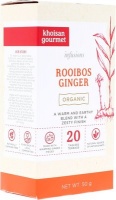 KHOISAN GOURMET Organic Rooibos Ginger Infusion Tea Photo