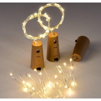 Litehouse LED Cork Copper Wire Fairy Lights for Recycled Wine Bottles Photo