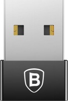 Baseus 2.4A Exquisite USB-A Male to USB-C Female Adapter Photo
