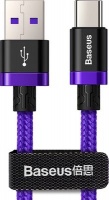 Baseus 5A Purple Series USB-A 2.0 to Type-C Flash Charge Cable Photo