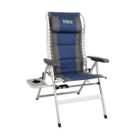 Oztrail Cascade 8 Position Arm Chair With Sidetable Photo