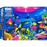 Hinkler Books 100-Piece Children's Jigsaw: Neon Reef Photo