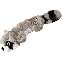 Kong Scrunch Knots Grey Raccoon Plush Toy Photo