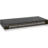 Netgear GS348 Unmanaged Gigabit Ethernet 1U Black 48-Port unmanaged Switch Metal Photo
