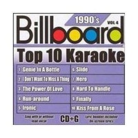 Sybersounduniversal Billboard Top 10 Karaoke 90's Vol 4 CD Photo