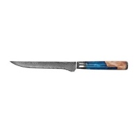 Lifespace Premium 6" Boning Knife with Resin Handle & Full Tang Damascus Blade Photo