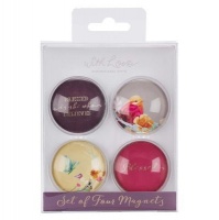Christian Art Gifts Inc Blessed is She Glass Magnet Set Photo
