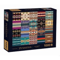 Chronicle Books The Art of Pendleton Patchwork 1000-Piece Puzzle Photo