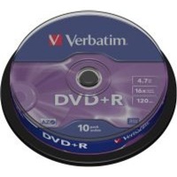 Verbatim Matt Silver 16x DVD R 10 Pack on Spindle Photo