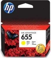 HP 655 Yellow Original Ink Advantage Cartridge Photo