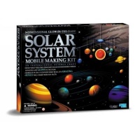 4M Industries 4M Glow-In-The-Dark 3D Solar System Model Making Kit Photo