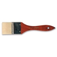 Angelo Thin Flat Bristle Brush - Size 3" Photo