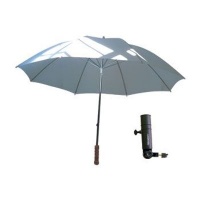JAS White Umbrella and Clamp Photo