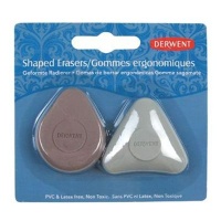 Derwent Shaped Erasers Twin Pack Photo