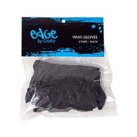 Grafix Edge - Black Vinyl Gloves - 10 Pack Photo
