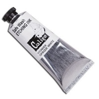 Caligo Safe Wash Etching Ink Tube - Opaque White Photo