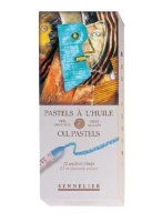 Sennelier Oil Pastels - Cardboard Box Set 12 Iridescent Photo