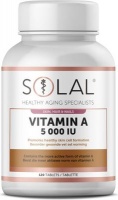 Solal Vitamin A 5000 IU - For Hair Skin and Nails Photo
