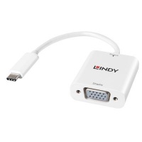 Lindy 43242 video cable adapter 0.17 m VGA USB Type-C White Adapter Converter 3.1 Type C 17 cm Photo