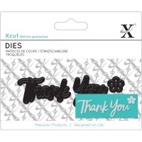 Xcut Mini Dies Sentiment - Thank You Photo