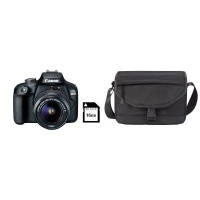 Canon EOS 4000D SLR Camera Starter Kit - 4000D Camera 18-55 Lens Bag microSD Card Photo