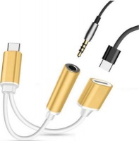 Tuff Luv Tuff-Luv 2-in-1 USB-C to 3.5mm Headphone Jack Photo
