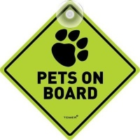 Tower ABS Sign - Pets On Board Photo