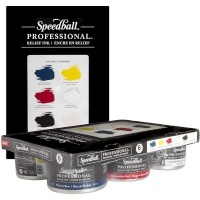 Speed Ball Speedballl Professional Relief Ink Set Photo