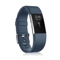 Linxure Silicone Strap for the Fitbit Charge 2 Navy - Large Photo