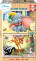 Educa Disney Animals - Dumbo and Bambi Wooden Puzzles Photo