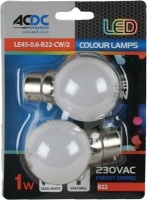 ACDC Warm White B22 Lamp Ball Type Photo