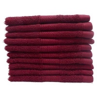 Bunty Plush 450 Face Cloth Maroon 30x30cms 450GSM Home Theatre System Photo