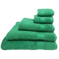 Bunty 's Plush 450 5-Piece Towel Set 450GSM - Bottle Green Home Theatre System Photo