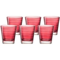 Leonardo Drinking Glass Tumbler Ruby Red VARIO Set of 6 Photo